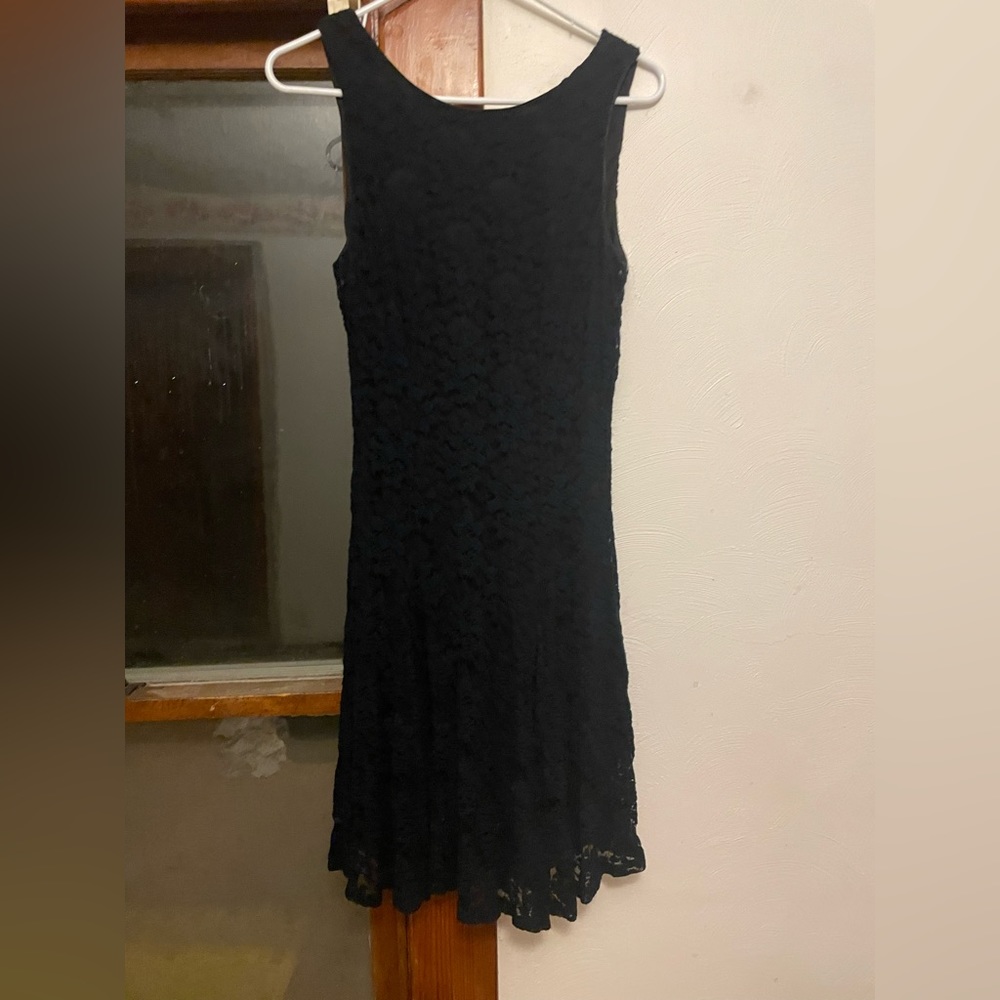 Altar’d State Navy Blue Lace Dress